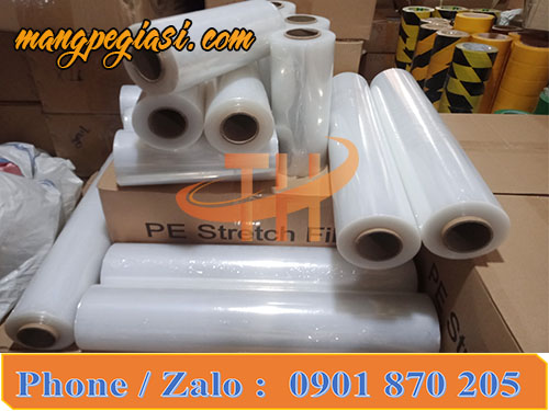 Màng pe quấn pallet hàng hóa nhiều kích cỡ