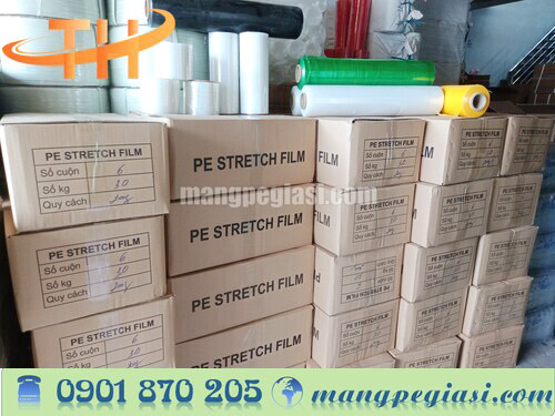 Các thùng hàng màng PE các loại tại kho công ty