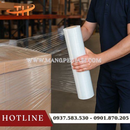 Màng PE quấn hàng chống trầy xước Màng PE quấn hàng chống trầy xước