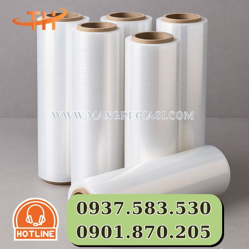 Màng PE quấn hàng dẻo dai siêu dính Màng PE quấn hàng dẻo dai siêu dính