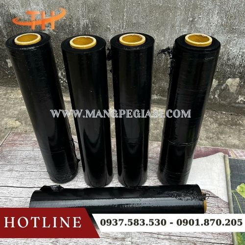 Màng PE quấn hàng màu đen bảo mật hàng hoá Màng PE quấn hàng màu đen bảo mật hàng hoá