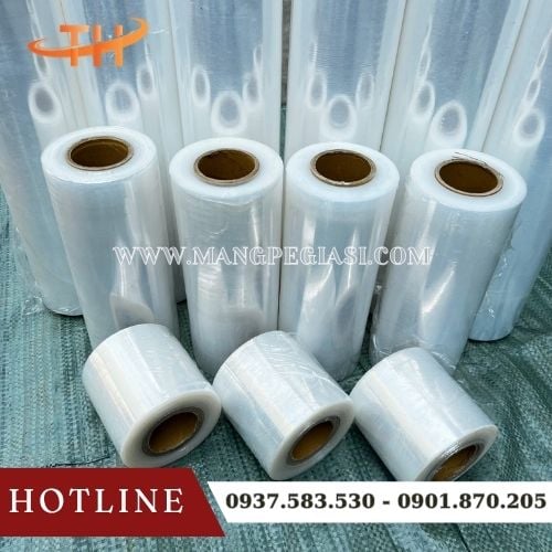 Màng PE khổ nhỏ dùng quấn tay tiện lợi Màng PE khổ nhỏ dùng quấn tay tiện lợi