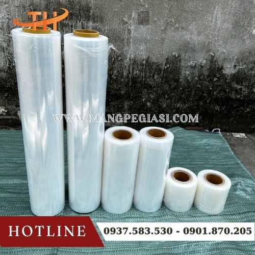Màng PE quấn hàng siêu bám dính co giãn tốt Màng PE quấn hàng siêu bám dính co giãn tốt