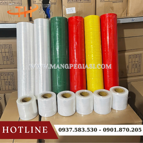 Màng PE quấn hàng siêu dính chịu lực cao Màng PE quấn hàng siêu dính chịu lực cao