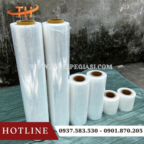 Màng PE quấn hàng trong suốt đa dạng kích thước Màng PE quấn hàng trong suốt đa dạng kích thước