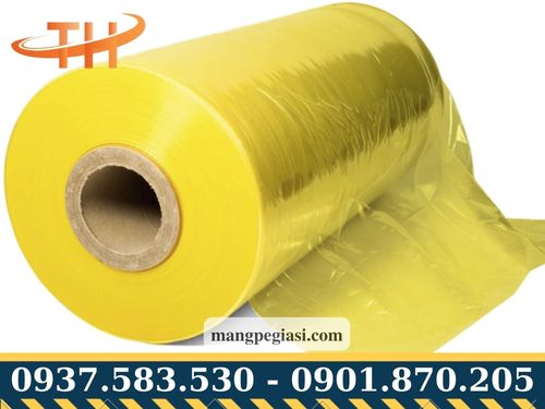Màng pe quấn máy màu vàng