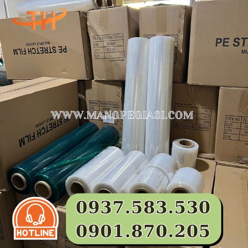 Màng PE quấn hàng pallet chất lượng cao Màng PE quấn hàng pallet chất lượng cao