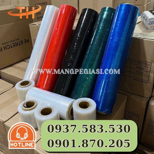 Màng PE quấn pallet chính hãng Màng PE quấn pallet chính hãng