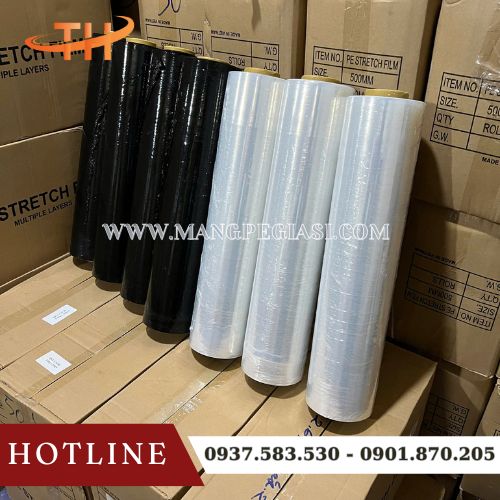 Màng PE quấn pallet chống va đập Màng PE quấn pallet chống va đập