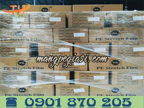 Sử dụng màng pe quấn các kiện hàng tránh thất thoát