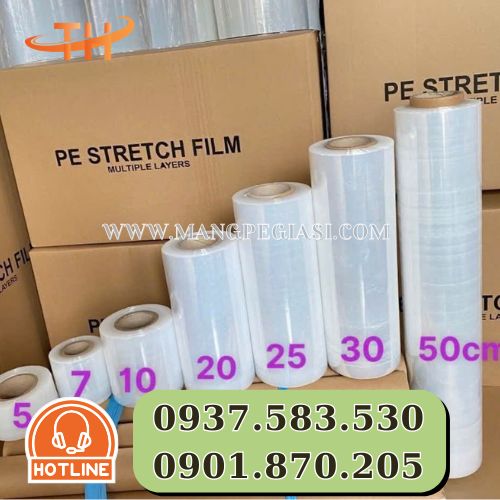 Màng PE quấn tay khổ nhỏ Màng PE quấn tay khổ nhỏ