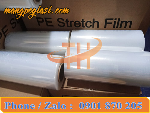 Màng Pe quấn tay khổ 25cm * 2kg6 * lõi 200gr