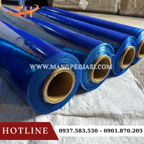 Màng PE xanh dương quấn hàng xuất khẩu Màng PE xanh dương quấn hàng xuất khẩu