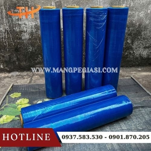 Màng PE xanh dương quấn pallet đóng gói hàng xuất khẩu Màng PE xanh dương quấn pallet đóng gói hàng xuất khẩu