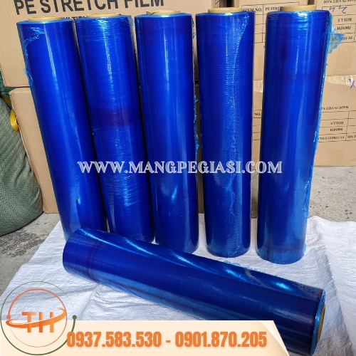 Màng quấn pallet màu xanh dương Màng quấn pallet màu xanh dương