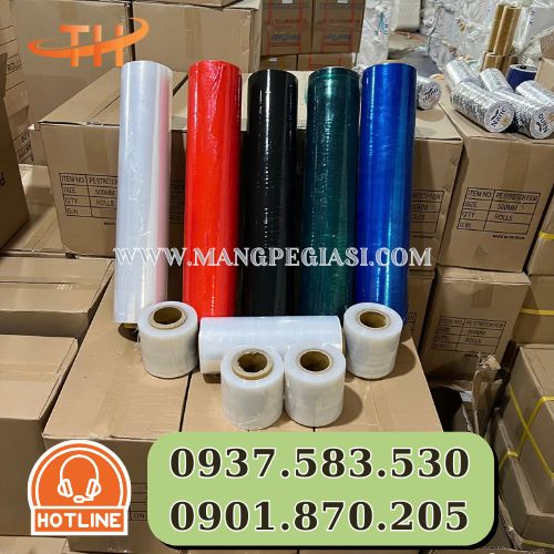 Màng quấn PE đa dạng kích thước màu sắc Màng quấn PE đa dạng kích thước màu sắc