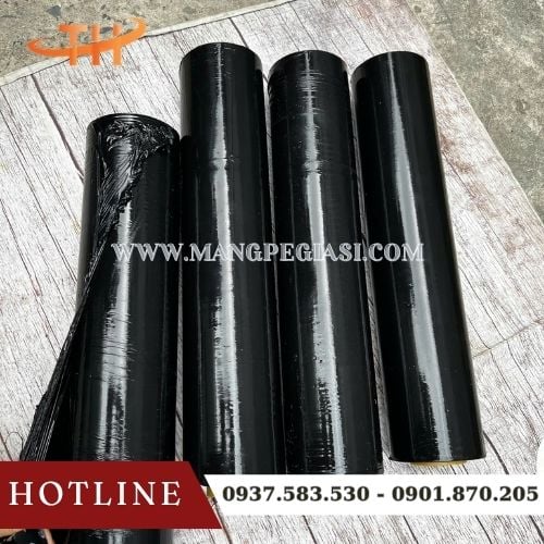 Màng quấn PE đen bảo vệ hàng hoá tối ưu Màng quấn PE đen bảo vệ hàng hoá tối ưu