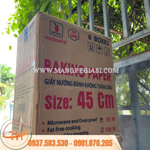 Giấy nến Mango chính hãng 45cm 6 cuộn/thùng Giấy nến Mango chính hãng 45cm 6 cuộn/thùng