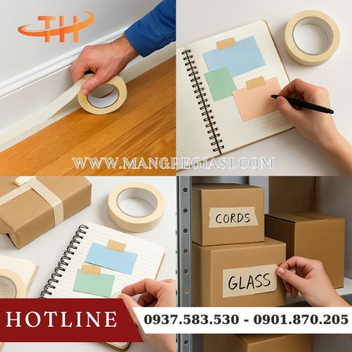 Một số ứng dụng của băng keo 2 mặt trắng Một số ứng dụng của băng keo 2 mặt trắng