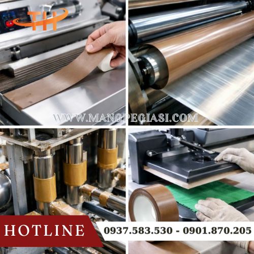 Một số ứng dụng của băng keo chịu nhiệt teflon Một số ứng dụng của băng keo chịu nhiệt teflon