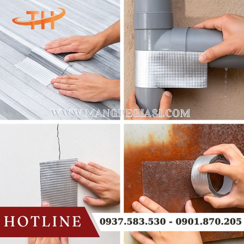 Một số ứng dụng của băng keo chống thấm Một số ứng dụng của băng keo chống thấm