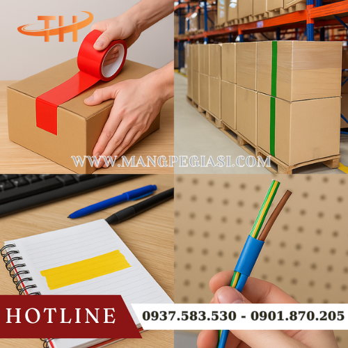 Một số ứng dụng của băng keo màu OPP trong thực tế Một số ứng dụng của băng keo màu OPP trong thực tế