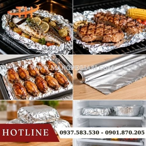 Một số ứng dụng của giấy bạc nướng Một số ứng dụng của giấy bạc nướng