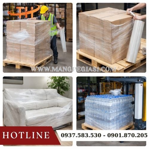 Một số ứng dụng của màng chít PE Một số ứng dụng của màng chít PE