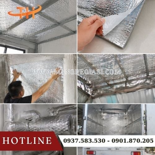 Một số ứng dụng của xốp cách nhiệt tráng bạc Một số ứng dụng của xốp cách nhiệt tráng bạc