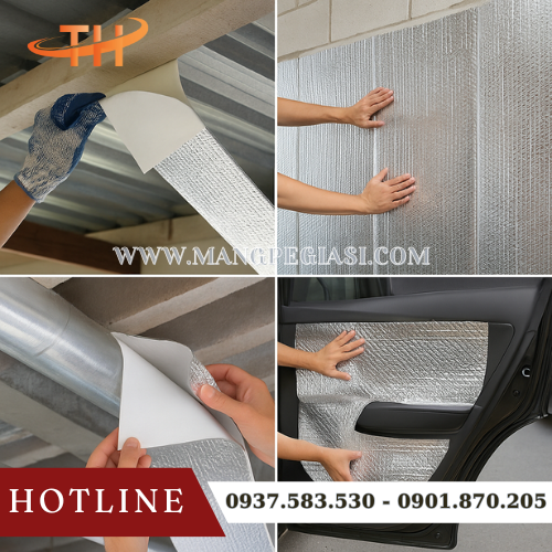 Một số công dụng của xốp tráng bạc 1 mặt keo Một số công dụng của xốp tráng bạc 1 mặt keo