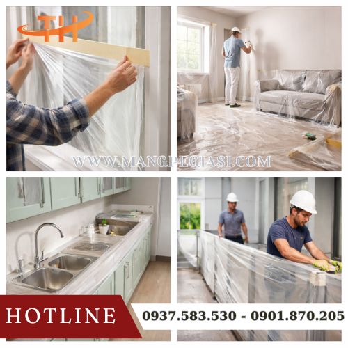 Một số ứng dụng tiện lợi của băng keo nilon che sơn Một số ứng dụng tiện lợi của băng keo nilon che sơn