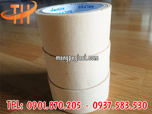 Băng keo giấy bền bỉ, khó dứt, ít bị nhã keo