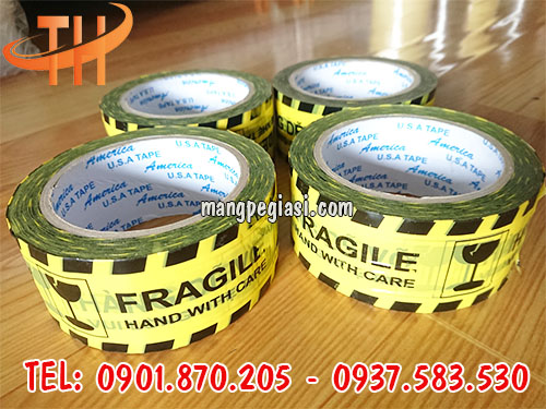 Băng keo hàng dễ vỡ có nhiều kích thước khác nhau