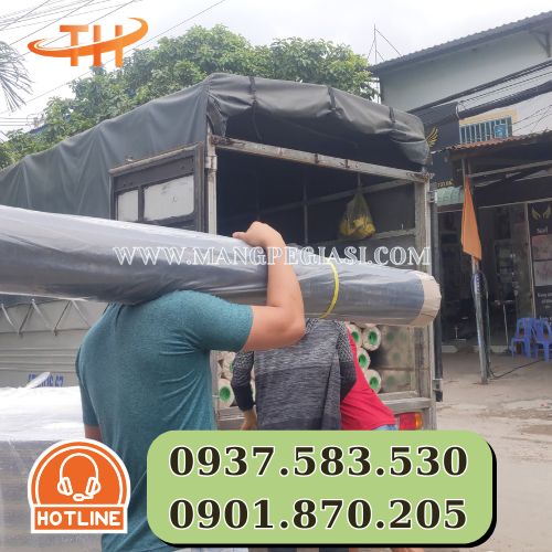 Thu Hồng giao màng phủ nông nghiệp cho khách Thu Hồng giao màng phủ nông nghiệp cho khách
