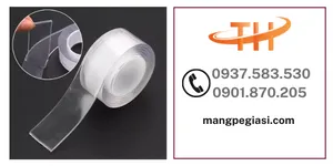 Băng keo siêu dính 2 mặt trong suốt giá sỉ rẻ, chất lượng, bền bỉ