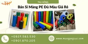 Bán sỉ màng PE quấn hàng đủ màu chất lượng giá rẻ