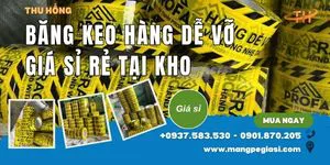 Băng keo in chữ hàng dễ vỡ bền đẹp giá sỉ tại HCM