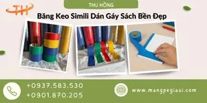 Băng keo simili dán gáy sách bền đẹp giá sỉ