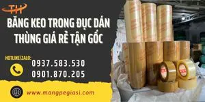 Băng keo trong đục dán thùng giá rẻ tận gốc