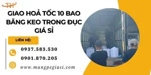 Giao hoả tốc 10 bao băng keo trong đục giá sỉ
