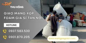 Giao màng xốp foam quấn hàng tận nơi, giá rẻ tại kho sỉ