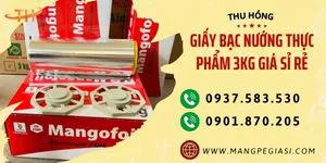 Giấy bạc nướng thực phẩm 3kg chính hãng giá sỉ