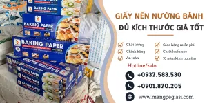 Giấy nến nướng bánh đủ kích thước giá tốt