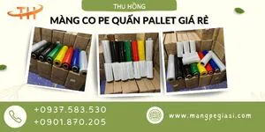 Màng PE quấn pallet, màng co PE bọc hàng giá rẻ