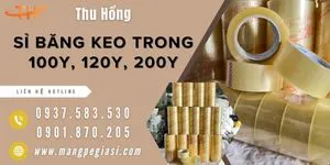 Sỉ băng keo trong 100y, 120y, 200y giá rẻ tại xưởng