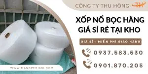 Xốp nổ bọc hàng, xốp hơi đóng hàng giá sỉ rẻ