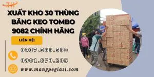 Xuất kho 30 thùng băng keo Tombo 9082 chính hãng cho khách sỉ