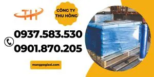Màng pe bọc hàng 50cm màu xanh giá sỉ