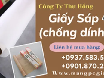 Nơi sản xuất giấy sáp - nướng bánh chống dính