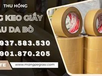Băng keo giấy nâu da bò 4F8 chất lượng giá đại lý